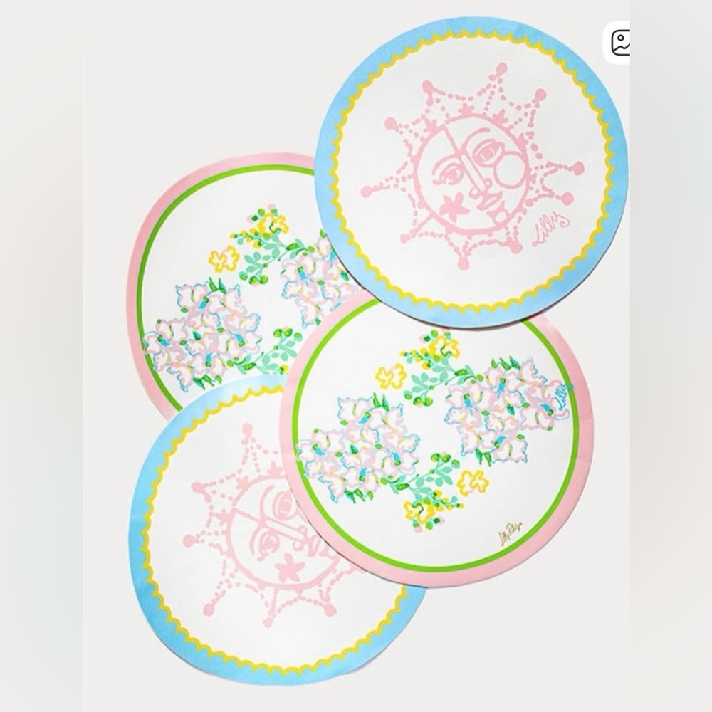 NWT/GWP Lilly Pulitzer Reversible Placemats. Set of 4